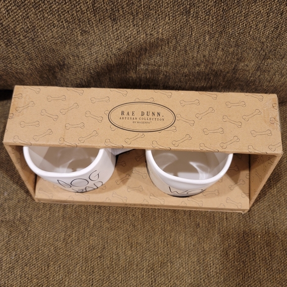 New Rae Dunn "Dog Dad" & "Woof" Mugs - Picture 2 of 2